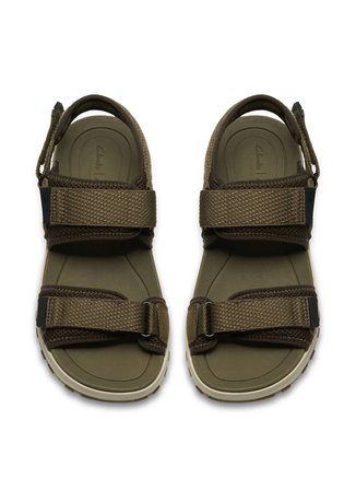 Clarks Haki Erkek Deri Sandalet ATL Trek River