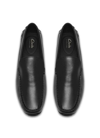 Clarks Siyah Erkek Deri Klasik Ayakkabı Corsley Plain