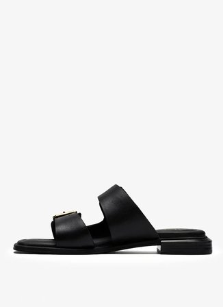 Clarks Siyah Kadın Deri Terlik 26185803