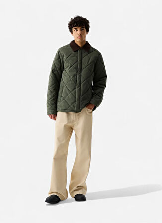 Hunter Normal Koyu Haki Erkek Ceket HARM0003252KM Ceket Koyu Haki