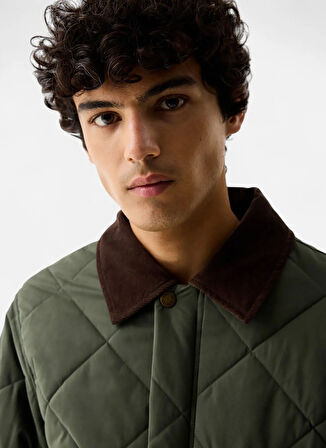 Hunter Normal Koyu Haki Erkek Ceket HARM0003252KM Ceket Koyu Haki