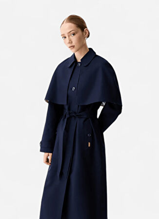 Hunter Lacivert Kadın Trençkot HARW0014251-NS