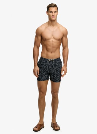 Superdry Lacivert Erkek Şort Mayo