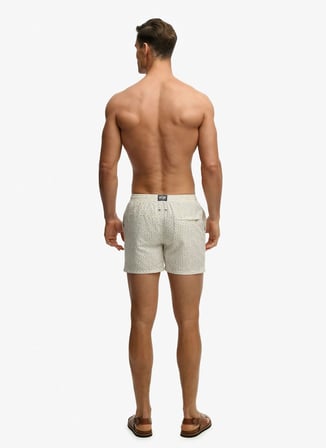 Superdry Beyaz Erkek Şort Mayo