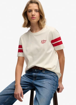 Krem Kadın %100 Pamuk T-Shirt W1011870A