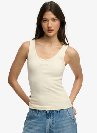 Superdry Bej Kadın Nakışlı Atlet W6012170A