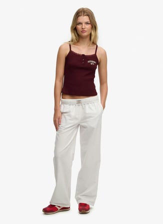 Superdry Beyaz Kadın Pantolon W7011288A