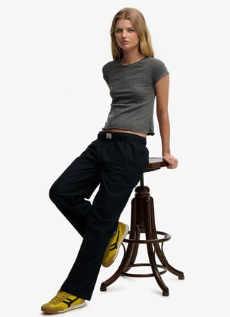 Superdry Lacivert Kadın Pantolon W7011288A