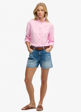 Superdry Mavi Kadın Denim Şort W7110491A