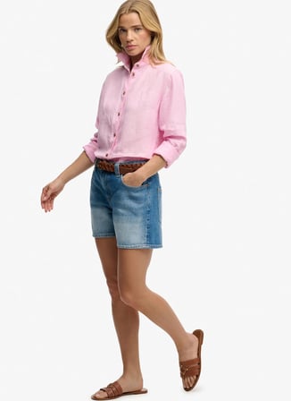 Superdry Mavi Kadın Denim Şort W7110491A