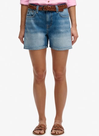 Superdry Mavi Kadın Denim Şort W7110491A