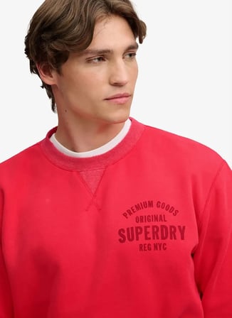 Superdry Sweatshirt, S, Kırmızı