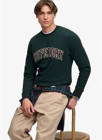 Superdry Sweatshirt, S, Yeşil