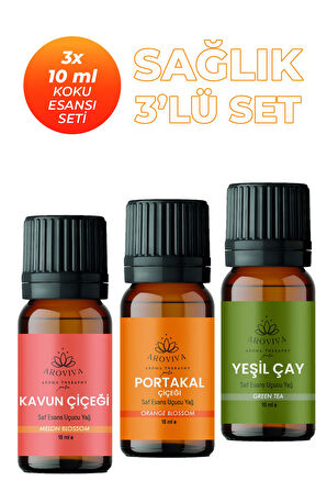 Sağlık Oda Kokusu 3'Lü Set- Doğal Esansiyel Uçucu Yağ, Difüzör Esansı, Buhurdanlık Yağı Sağlık Esansiyel Uçucu Koku Yağı Buhurdanlık Yağı Difüzör Esansı 3'Lü Set 3x10ml