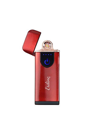 Kapaklı USB Şarjlı Dokunmatik Alevsiz Elektronik Çakmak