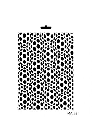 Ma28 Mix Media Stencil Sonsuz