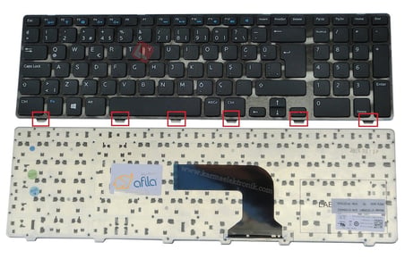Dell inspiron 17-3721 17-3737 17-5721 17-5737 17-M731R 17-5735 Klavye Siyah TR