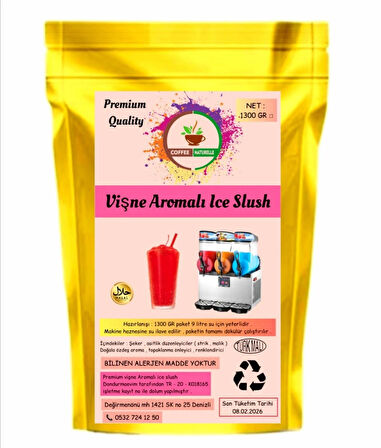 Vişne aramalı ice slush karlama tozu 1300gr