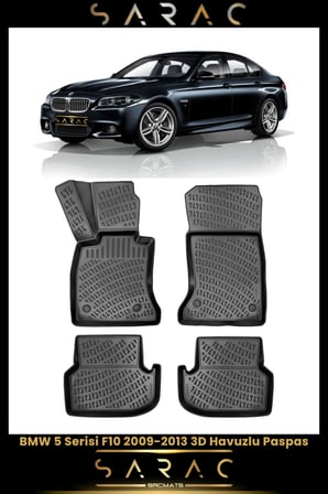 Bmw 5 Serisi F10 2010 Model Araca Özel 3d Havuzlu Paspas