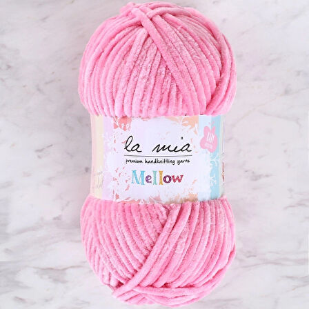 La Mia Mellow Pembe El Örgü İpi - 914 - 34160