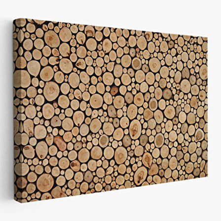 Odun Kütükler Kanvas Tablo-5077