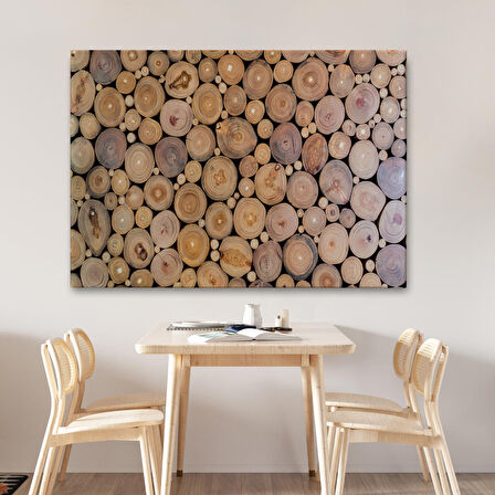 Odun Kütükler Kanvas Tablo-5078