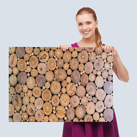 Odun Kütükler Kanvas Tablo-5078