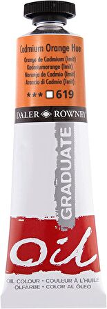 Daler Rowney Graduate Yağlı Boya 38ml 619 Cadmium Orange Hue