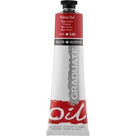 Daler Rowney Graduate Yağlı Boya 38ml 540 Primary Red