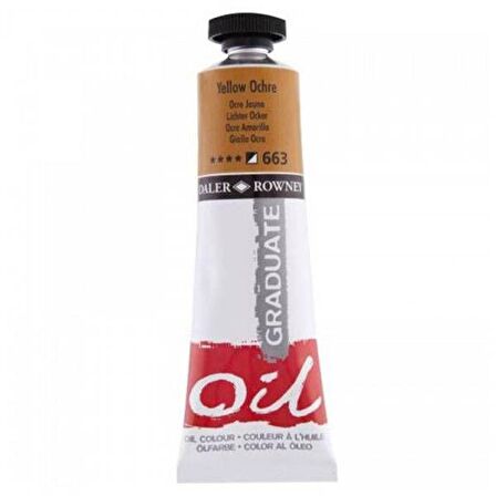 Daler Rowney Graduate Yağlı Boya 38ml 663 Yellow Ochre