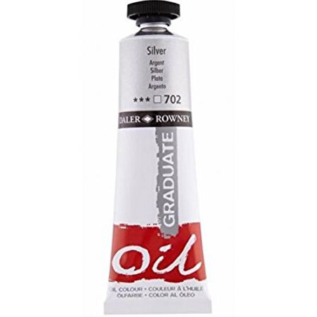 Daler Rowney Graduate Yağlı Boya 38ml 702 Silver