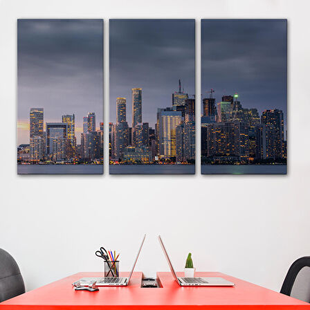 Kanada Toronto Manzarası Kanvas Tablo-5080