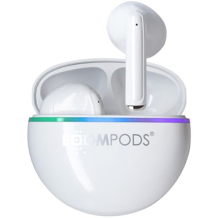 Boompods Earshots, TWS Bluetooth Kulaklık, Beyaz