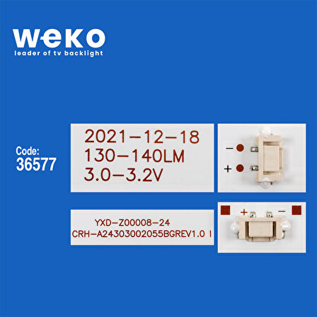 WKSET-5844 36577X2 DLED31.5MXY 2X7 1001 315M2 2 ADET LED BAR