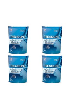 Trendline Tozsuz Silika Kedi Kumu 3,6 Lt 4 Adet