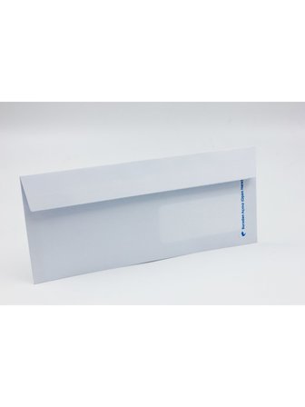 (50 ADET) Pencereli Diplomat Zarf 90 gr 10,5 x 24 cm 1. Hamur