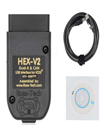 Hex V2 Vag Vcds 22.9 Arıza Tespit Kodlama Gizli Adaptasyon Özelliği USB Arabirimi