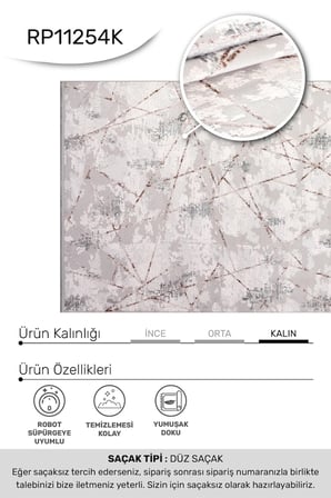 ANATOLIA HALI / FLORYA-Krem/Kahve - Özel Ölçü-Salon, Oturma Odası ve Koridor Halısı