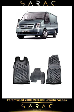 Ford Transit 2011 Model Araca Özel 3d Havuzlu Paspas