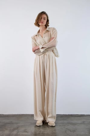 LASTİKLİ tensel  PANTOLON TAŞ
