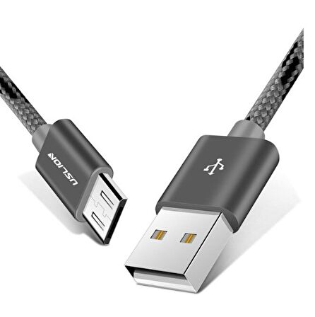 Uslion Mikro USB Hızlı Şarj Data Kablosu 100cm Cep Telefonu Şarj