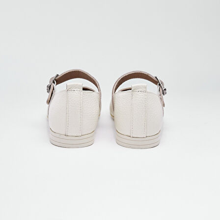 Hakiki Deri Bilekten Bantlı Kadın Babet