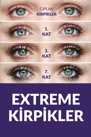 Exxtravert Ekstra Hacim Veren Maskara 9 Ml. Blackest Black