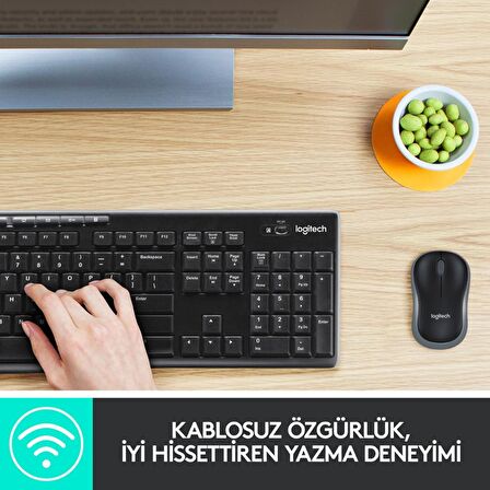 LOGITECH MK270 Klavye+Mouse Kablosuz (920-004525)