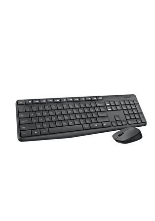 Logitech MK235 Multimedya Kablosuz Q Klavye Mouse Set