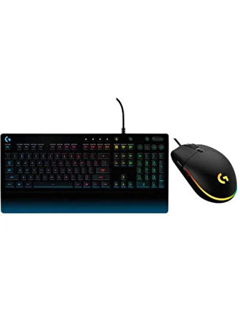 Logitech G G213 Oyuncu Klavyesi 920-008094 + Logitech G G102 Oyuncu Mouse 910-005823