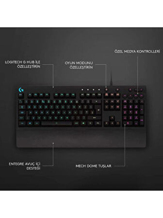 Logitech G G213 Oyuncu Klavyesi 920-008094 + Logitech G G102 Oyuncu Mouse 910-005823