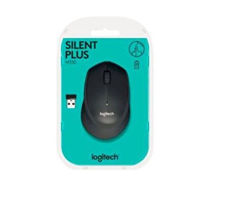 LOGITECH 910-004909  M330 K.SUZ SILENT MOUSE,SİYAH