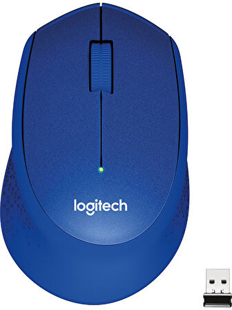 Logitech M330 Sessiz Kablosuz Optik Mouse - Mavi OUTLET