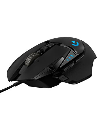 Logitech G G502 HERO LIGHTSYNC 25.600 DPI Yüksek Performanslı Kablolu Oyuncu Mouse - Siyah